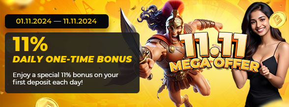 Titans Mega slot game welcome bonus promotion with Roman warrior in golden armor